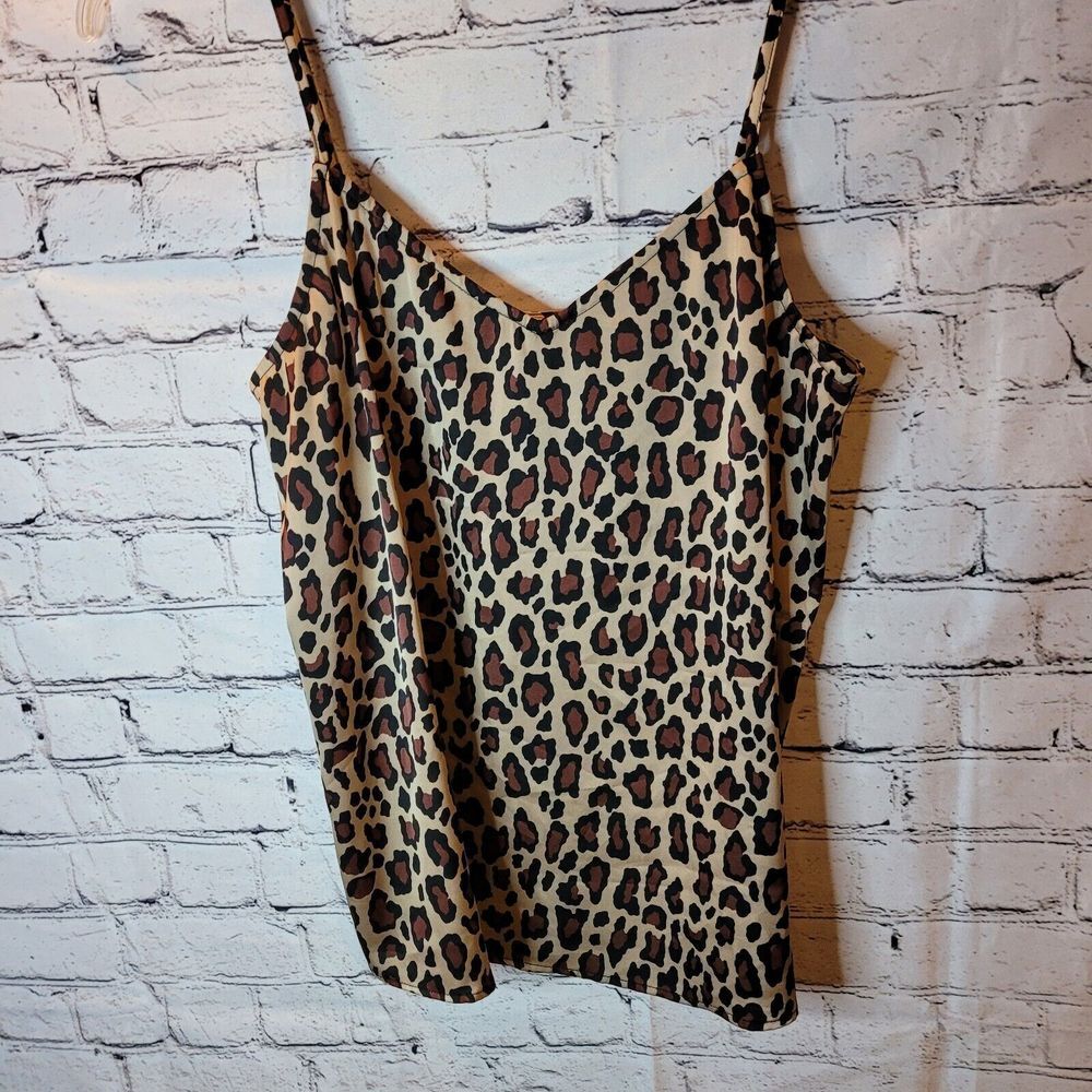 Show‎ Me your MuMu, Julia Top, Leopard Print Camisole, Size M